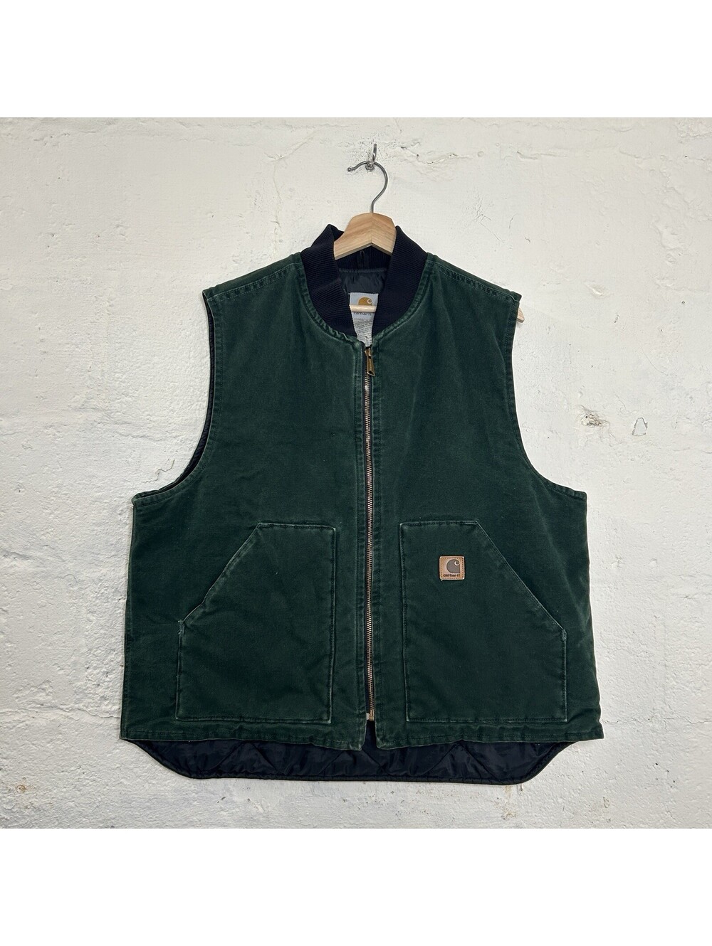 Vintage Carhartt Quilted Artic Vest “Spruce Green” V02 SPC Men's X-Large